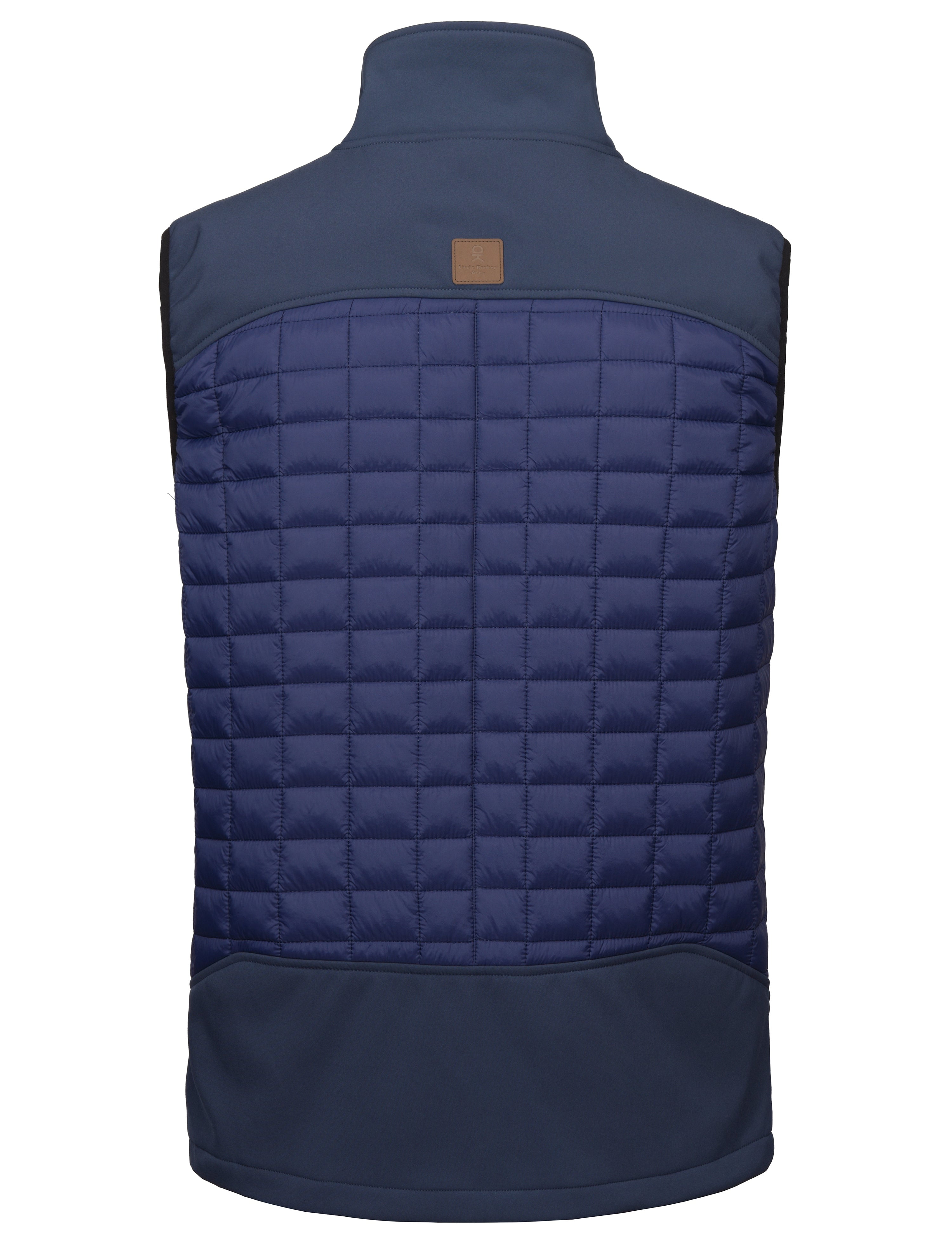 Little Donkey Andy Men’s Lightweight Puffer Vest, Warm Outdoor Sleeveless Jacket for Hiking Travel Running Blue XL