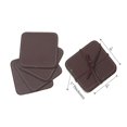 thumbnail image 2 of 4PC Square Genuine Leather Coasters Cherry, 2 of 3