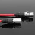 thumbnail image 3 of Cable XLR de 3 pines, a , 1 m, cable de micrófono blindado, rojo FLhrweasw  Nuevo, 3 of 9