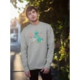 thumbnail image 2 of Great Britain Tourist Map Sweatshirt Men -Image by Shutterstock, Male x-Large, 2 of 4