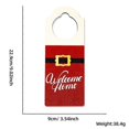 thumbnail image 2 of Christmas Wooden Doorknob Pendant Unique Shapes Hanging Handiwork for Door Decoration, 2 of 5