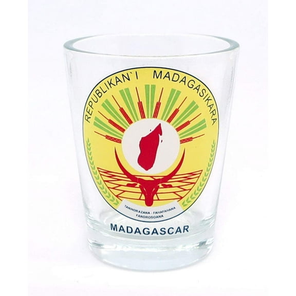 Madagascar Coat Of Arms Shot Glass