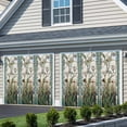 thumbnail image 3 of Vintage Floral Garage Door Cover Banner 6 x 13 FT,Retro Abstract Art Summer Flowers Watercolor Garage Door Curtains Backdrop with Grommets for Indoor Outdoor Wall Party Porch Yard Decor Background, 3 of 9