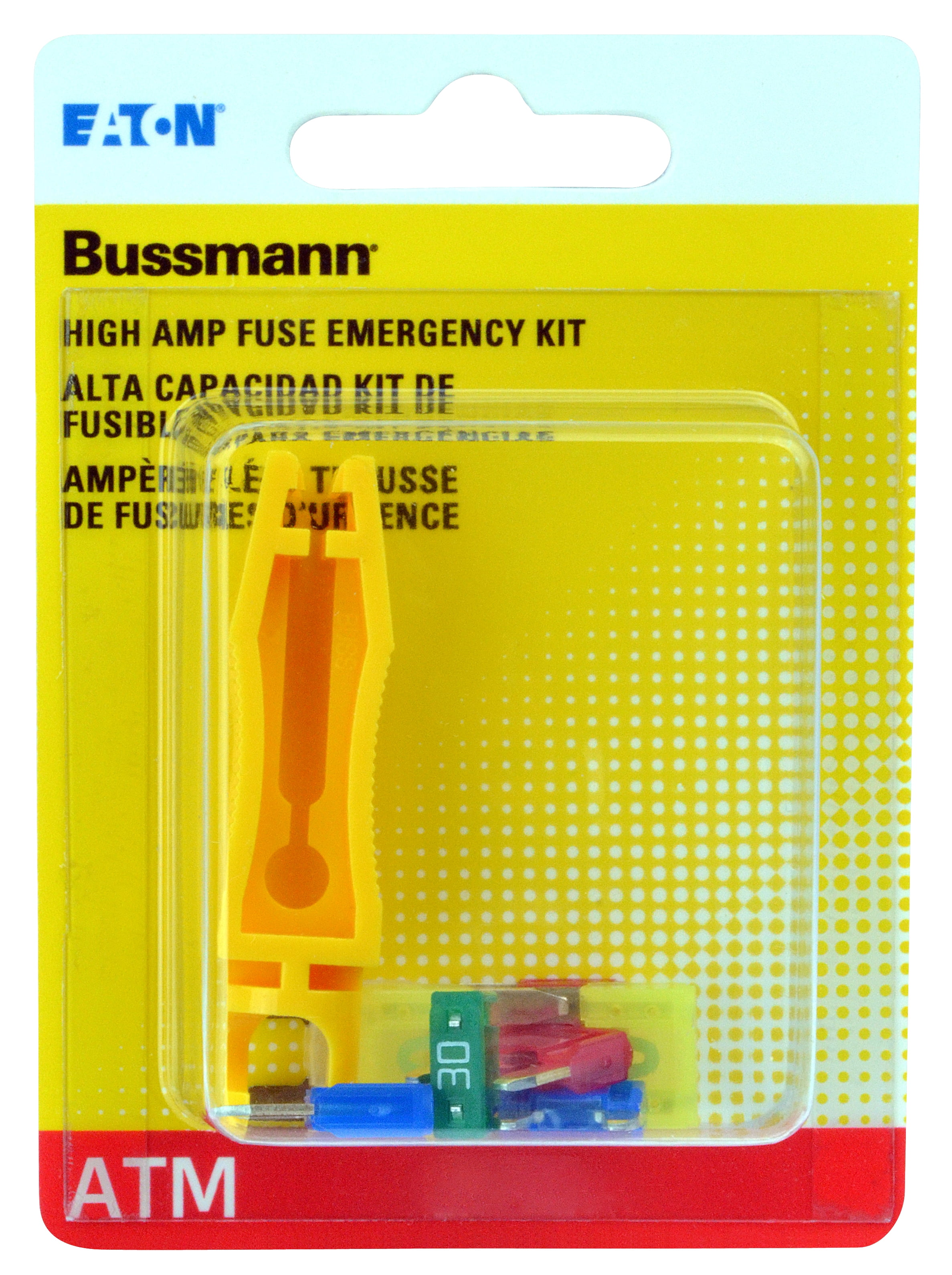 8 Piece High Ampere ATC Emergency Fuse Kit BP/ATC-AH8-RPP Bussmann 