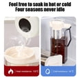 thumbnail image 6 of Cold Brew Coffee Maker Pitcher, 2.2L Cold Brew Pitcher with Removable Filter, Leak-Proof Iced Tea and Fruit Infuser Pitcher for Fridge Storage, 6 of 7