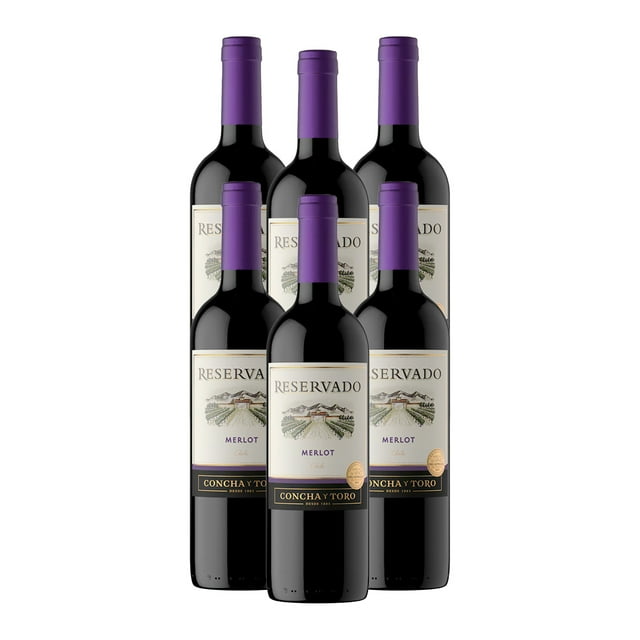 Pack De 6 Vino Tinto Concha Y Toro Merlot 750Ml