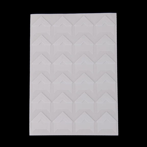 ELAYARD 5-Pack White Kraft Paper Photo Stickers for Scrapbooking and Photo Album Decoration, and Practical