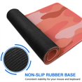 thumbnail image 6 of Red Camouflage &nbsp;mousepad Gamingwaterproofwashable&nbsp;for Office Home Work Gaminggaming Mouse PadRubber Base Mousepad with Stitched Edges 31.5x11.8inches, 6 of 7