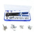 thumbnail image 2 of M3-M8 Écrous de Rivets Insert Fileté et Outil de Rivetage Kit de Rivetage 106 Pcs, 2 of 7