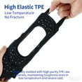 thumbnail image 4 of Patins Raquettes Semelles d'Adhérence pour Glace Tpe Crampons en Alliage 30 Traction pour Randonnée Hivernale Escalade Toit Extérieur, 4 of 6