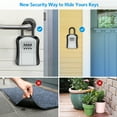 thumbnail image 4 of Key Lock Box, AMIR Key Box with Removable Shackle 5 Keys Capacity Key Safe Box for Home Warehouse Garage 2 PCS, 4 of 11