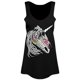 thumbnail image 1 of Grindstore - Camiseta sin mangas ilustración Unicornio Sugar Skull para chica mujer (Negro), 1 of 2