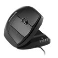 thumbnail image 1 of Ratón vertical con contorno de ratón Unimouse, ergonómico, con cable, 6 botones, 1 of 9