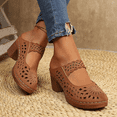 thumbnail image 2 of CHICVOMEY Women's Closed-Toe Slide Sandals 2025 Comfortable Summer Shoes for Women with Soft Leather Upper Anti-Slip Sole Breathable Work Sandals for Office Walking Travel, 2 of 6
