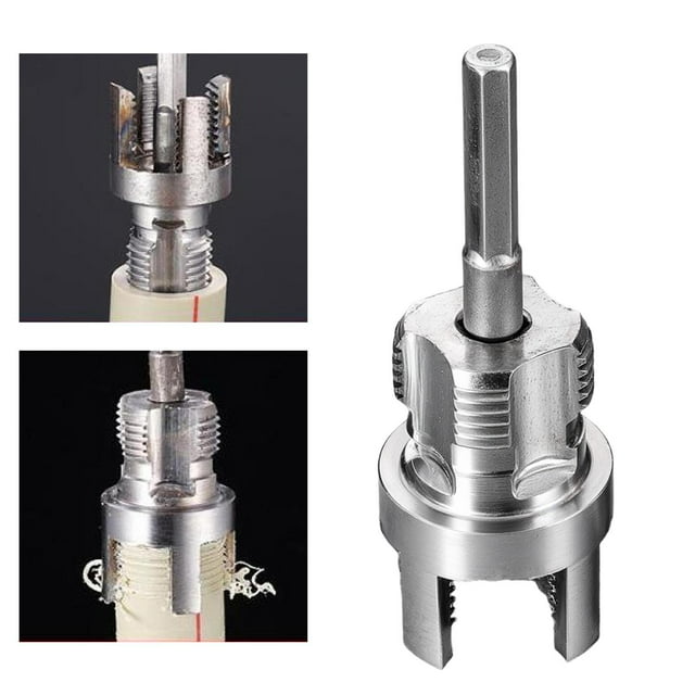DYNWAVECA Tube Thread Cutting Tool Internal & External Tube Threading Tool High Strength DIY Professional Sturdy Versatile Thread Maker 6 Point