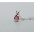 thumbnail image 6 of Natural Pink Bi-colored Tourmaline Sterling Silver Necklace NT183, 6 of 10