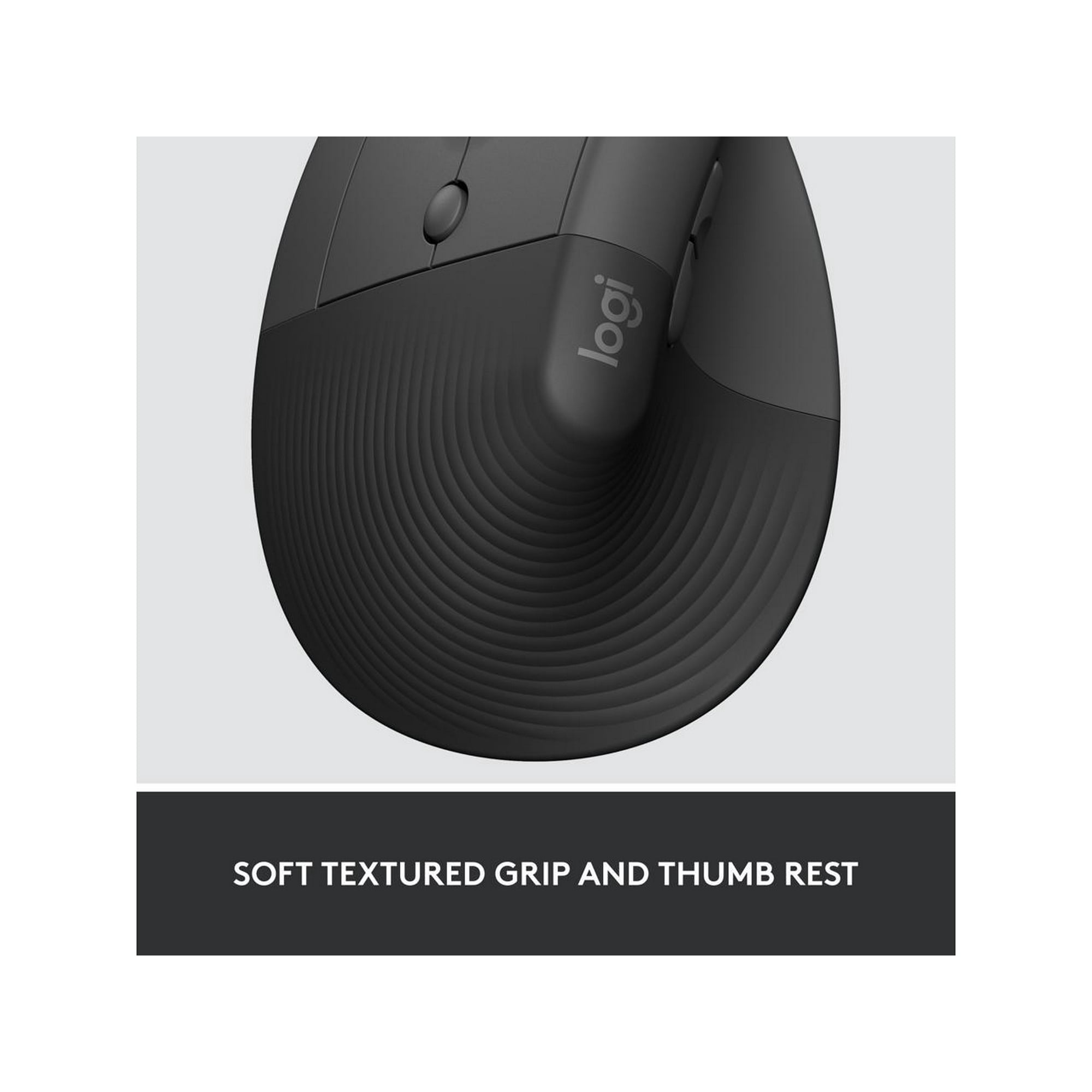 Logitech Lift Vertical Ergonomic Mouse for Business Left, Graphite 910-006492