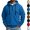 Blue, variant on Mens 1/4 Zip Hooded Sweatshirt Fleece Pullover Warm Thermal Windproof Midlayer Jacket with Zipper Arm Pockets for Travel Running Cool Weather, Khaki, S