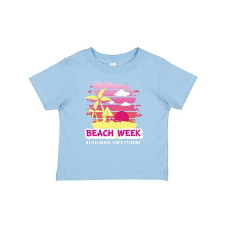

Inktastic Beach Week Myrtle Beach South Carolina with Palm Trees Gift Baby Girl T-Shirt