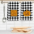 thumbnail image 5 of Fall Kitchen Dish Towel 18 x 26 Inch Buffalo Plaids Autumn Pumpkin Home Dishcloth Rustic Farmhouse Decorative Hand Drying Tea Towel for Thanksgiving Harvest Cooking Baking Cleaning, 2Pcs, 5 of 6