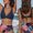 Color 05, variant on Women's Bikini Swimsuit Front Cross Lace Up Two Piece Bathing Suit