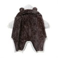 thumbnail image 7 of UAMVSH Baby Boys Girls Snowsuit with Ears Fleece Lined Long Sleeve Onesies Warm Hooded Puffer Jumpsuit Romper Newborn Winter Clothes, 7 of 7
