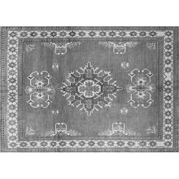 Ahgly Company Indoor Rectangle Persian Gray Traditional Area Rugs, 7' x 10'