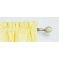 thumbnail image 3 of Rs9 1-Piece Yellow Swag Straight Insulated Foam Lined Blackout Rod Pocket Window Valance 38"Wx 18"L, 3 of 5
