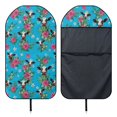 thumbnail image 6 of XYZCANDO 1 Pack Car Seat Towel Cover Waterproof Universal, Compatible with Truck Seat Seat Covers & Liner Front Seat Terry Cloth Car Seat Covers(Cow and Floral Pattern), 6 of 7