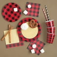thumbnail image 3 of Buffalo Plaid Lumberjack Paper Dessert Plates, 7in, 8ct, 3 of 3