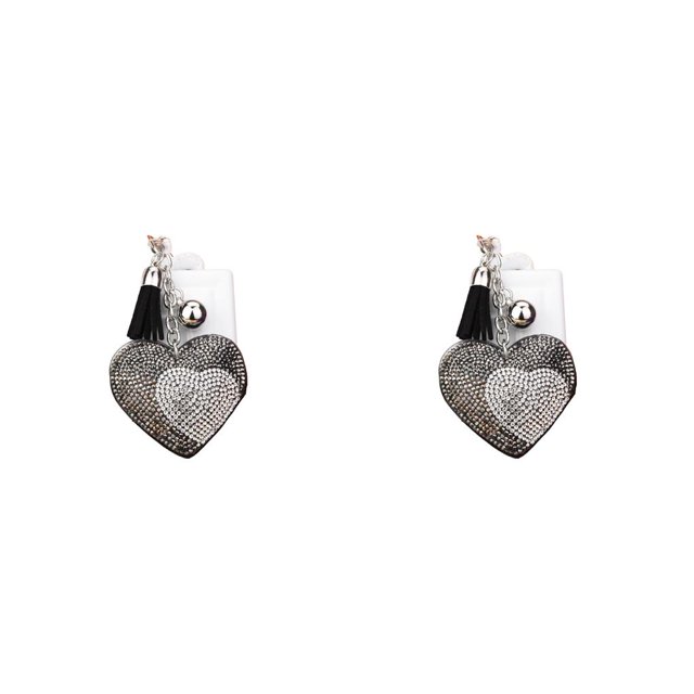 Guardurnaity LLavero de decoraciones multiusos, accesorios multifuncionales para niñas, colgante exquisito para mujeres DIY, negro brillante Negro brillante Große Größe 2piezas Guardurnaity CBP300211