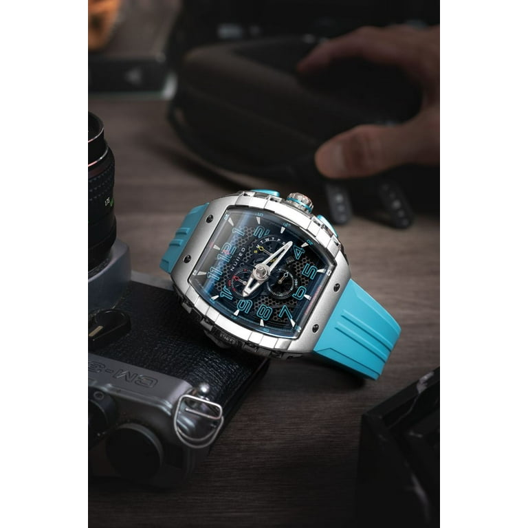 Nubeo Magellan Retrograde Chronograph Aster Blue