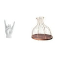 thumbnail image 1 of Escultura De Gesto De Mano De Roca, Soporte Para Corcho De Vino, Estatua Creativa De Dedo, Moderna Y Multiusos, Regalo único, Elegante Y Práctico Para Exhibir En Apartamento, Dormitorio,, 1 of 8