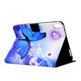 thumbnail image 6 of ELEHOLD Flip Leather Case design for iPad Mini 6 Card Slots Kickstand Auto Wake/Sleep Function Butterfly Pattern Shockproof Case,For iPad mini (6th Generation),A, 6 of 8