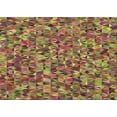 thumbnail image 1 of Ahgly Company Indoor Rectangle Patterned Brown Red Area Rugs, 5' x 7', 1 of 6