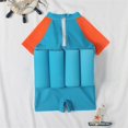 thumbnail image 7 of JUMEYU Toddler Floatation Swimsuit Boys One Piece Float Suit with Built-in Floats UPF 50+ Floating Bathing Suit 2T 3T (Light Blue,2-3 Years), 7 of 7