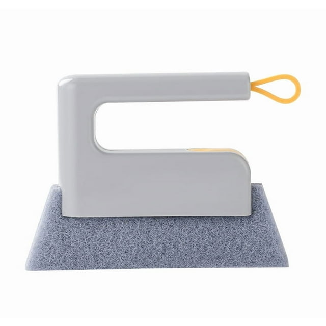 Two-in-one Removable Window Cleaning Brush-multi-surface Gap And Slide Rail Scrubber, Suitable For Hard-to-reach Glass, Frames And Gaps