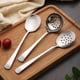 thumbnail image 2 of Advancent Cucharas de café y té de acero inoxidable con mango largo, cuchara para postre de arroz, utensilios de cocina, cubiertos, de comedor, Mostrada, 2 of 6