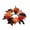 A, variant on Assorted Fall Artificial Pumpkin Maple Leaf Candle Ring, Mini Rustic Harvest Candle Wreath, 3 Styles Tabletop Small Wreath, Decorative Candle Ring for Thanksgiving Halloween Table Mantel Decor