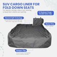 thumbnail image 4 of Alfombrilla de maletero Cargo Liner 4Knines Split para SUV, impermeable, color negro, 4 of 9