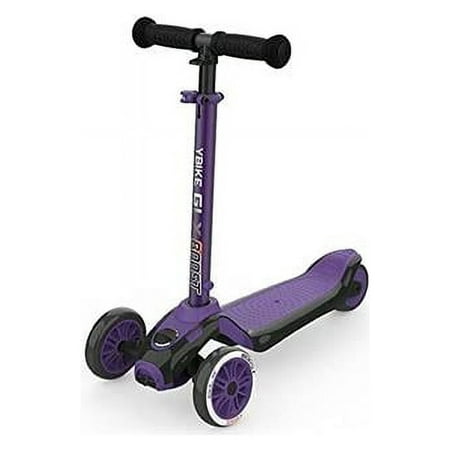 UPC: 0039035037088 | YBike YGLXB5 GLX Boost Scooter with Adjustable Steering & Handlebar Height for Kids Purple