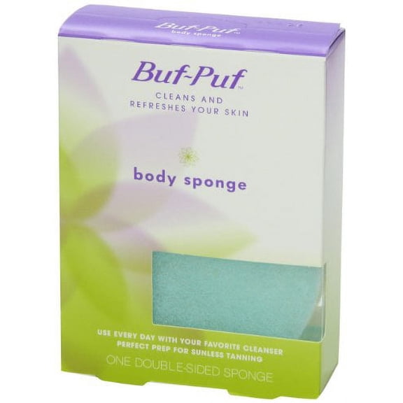 Buf-Puf Double-Sided Body Sponge 6 Pack