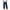 Navy, variant on CFLVAEK Wide Leg Cotton Linen Pants for Women Comfy Petal Cuff Pull On Trousers Loose High Waist Beach Slacks Casual Ankle Length Resort Pant with Pockets Black M