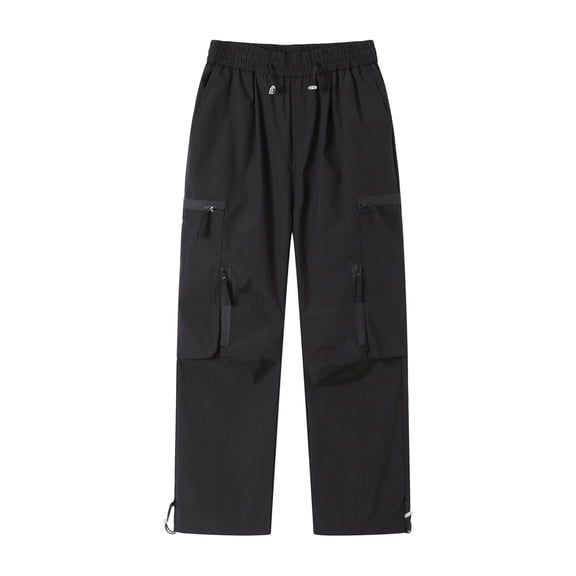 Men's Hiking Pants Cargo Lightweight Quick Dry Elastic Waist Golf Joggers Water Resistant Zipper Pockets Hiking Trousers