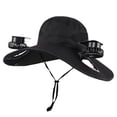 thumbnail image 4 of Kcolen Sun Hats For Men Wide Brim Outdoor Wide Brim Sun Hat Hat with Integrated Fans for Year-Round Leisure and Comfort, 4 of 4