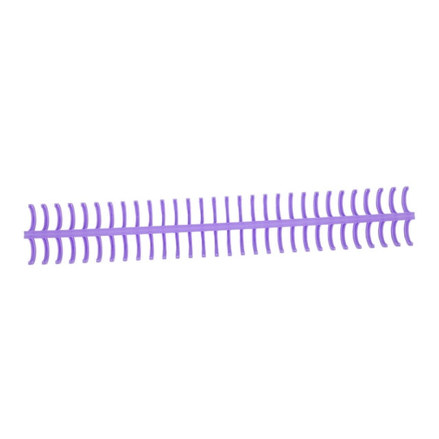 Sheet Binding Comb, 10Pcs Plastic Spiral Binding Coil For Paper Purple