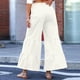 thumbnail image 5 of Pantalones sólidos informales para mujer, cómodos, elásticos, de cintura alta, de pierna ancha, informales, sueltos, para playa Fridja  alkflakhf34273, 5 of 9