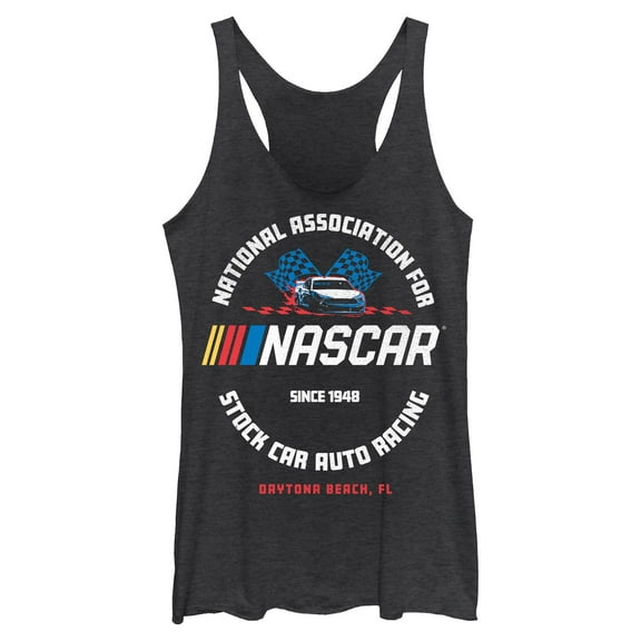 Womens NASCAR Since 1948 Daytona Beach Logo Racerback Tank