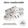 thumbnail image 6 of Haiem Dachshund Dog Print Women's Fuzzy Memory Foam House Slipper Cozy Home Footwear Non-slip Winter Slippers-44/45, 6 of 7