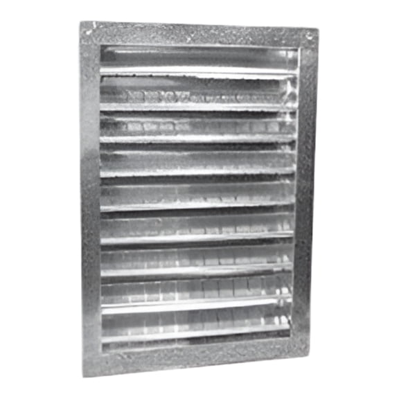 LL Buildsite DA1824 Dual Louver, 18 in W x 24 in H, Aluminum